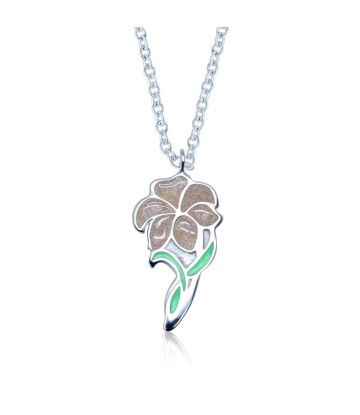 Softly Flower Silver Necklace SPE-3369 (PR8+FL9)